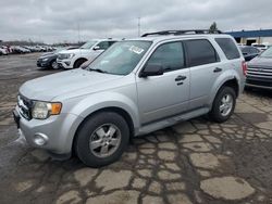 Salvage cars for sale from Copart Woodhaven, MI: 2012 Ford Escape XLT