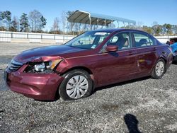 Honda salvage cars for sale: 2012 Honda Accord LX