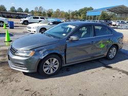 Salvage cars for sale at Florence, MS auction: 2015 Volkswagen Jetta SE