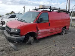 Chevrolet salvage cars for sale: 2019 Chevrolet Express G3500