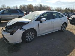 Salvage cars for sale from Copart Chalfont, PA: 2022 Toyota Corolla LE