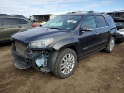 Salvage cars for sale at auction: 2015 GMC Acadia Denali