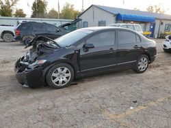 Salvage cars for sale at Wichita, KS auction: 2010 Honda Civic LX