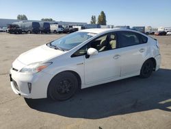 Salvage cars for sale at Hayward, CA auction: 2015 Toyota Prius