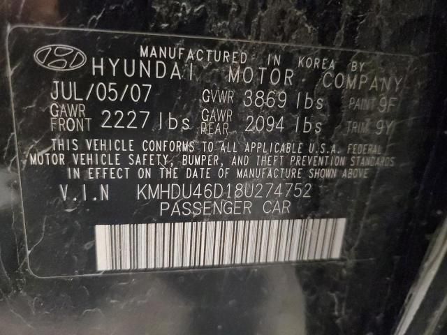 2008 Hyundai Elantra GLS