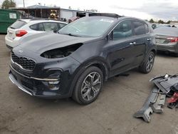 Salvage cars for sale at Denver, CO auction: 2020 KIA Sportage SX