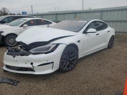 Salvage cars for sale at auction: 2021 Tesla Model S