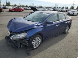 Carros salvage a la venta en subasta: 2017 Nissan Sentra S