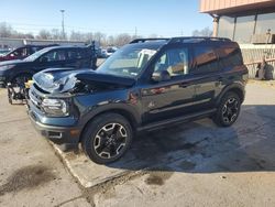 Salvage cars for sale at Fort Wayne, IN auction: 2022 Ford Bronco Sport Outer Banks