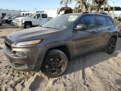 Salvage cars for sale at Riverview, FL auction: 2018 Jeep Cherokee Latitude