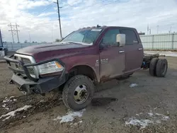 Salvage trucks for sale at Bismarck, ND auction: 2018 Dodge RAM 3500