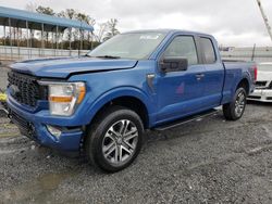 Ford salvage cars for sale: 2022 Ford F150 Super Cab