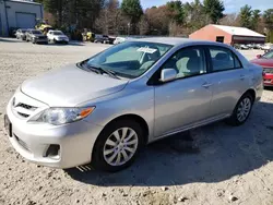 Toyota salvage cars for sale: 2012 Toyota Corolla Base