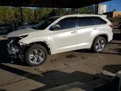 Toyota Vehiculos salvage en venta: 2014 Toyota Highlander Limited