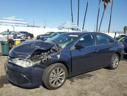 Salvage cars for sale at Van Nuys, CA auction: 2016 Toyota Camry LE