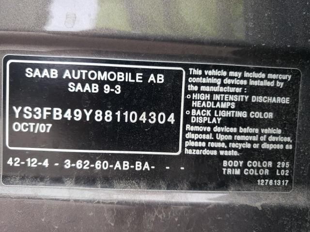 2008 Saab 9-3 2.0T