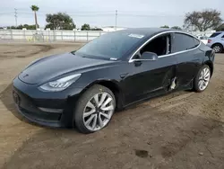 Salvage cars for sale at San Diego, CA auction: 2020 Tesla Model 3