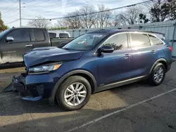 Salvage cars for sale at Moraine, OH auction: 2019 KIA Sorento LX