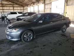 Honda salvage cars for sale: 2015 Honda Accord LX