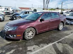 Salvage cars for sale at Van Nuys, CA auction: 2011 Ford Fusion SEL