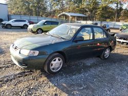 Carros salvage a la venta en subasta: 2001 Toyota Corolla CE