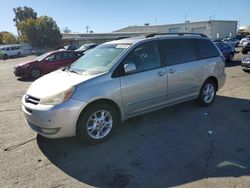 Salvage cars for sale from Copart Martinez, CA: 2005 Toyota Sienna XLE