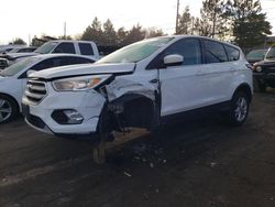 Salvage SUVs for sale at auction: 2017 Ford Escape SE