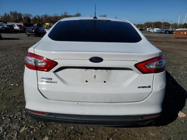 2016 Ford Fusion S Hybrid