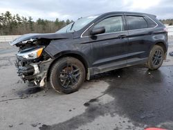 Salvage cars for sale at Windham, ME auction: 2021 Ford Edge SEL