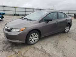 Honda salvage cars for sale: 2012 Honda Civic LX