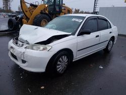 Vehiculos salvage en venta de Copart Portland, OR: 2004 Honda Civic DX VP