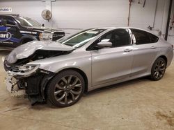 Salvage cars for sale at Wheeling, IL auction: 2015 Chrysler 200 S