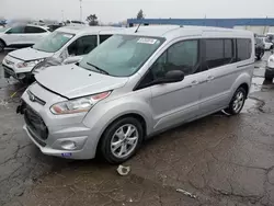 Salvage trucks for sale at Woodhaven, MI auction: 2016 Ford Transit Connect XLT