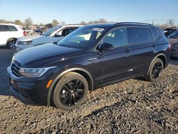 Volkswagen salvage cars for sale: 2022 Volkswagen Tiguan SE R-LINE Black