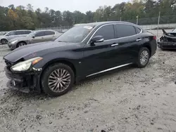 Salvage cars for sale at Ellenwood, GA auction: 2015 Infiniti Q70 3.7