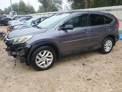 Salvage cars for sale at Midway, FL auction: 2016 Honda CR-V EX