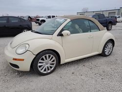 Volkswagen Beetle salvage cars for sale: 2008 Volkswagen New Beetle Convertible SE