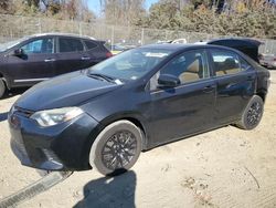 Salvage cars for sale at Waldorf, MD auction: 2016 Toyota Corolla L