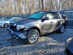 Salvage cars for sale at Candia, NH auction: 2015 Ford Expedition Limited