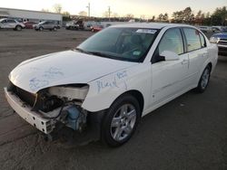 Salvage cars for sale at New Britain, CT auction: 2006 Chevrolet Malibu LT