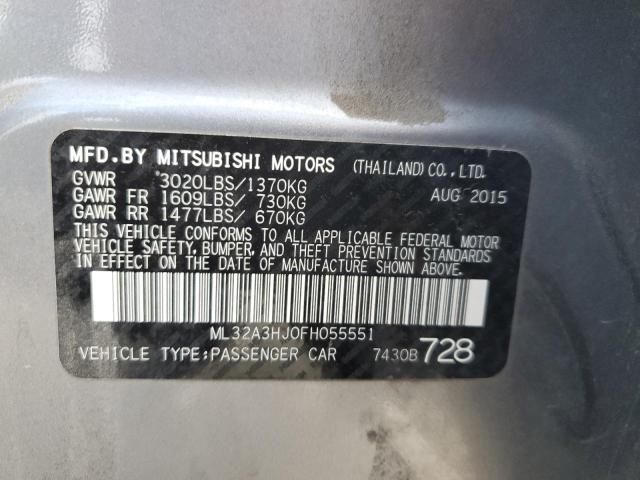 2015 Mitsubishi Mirage DE