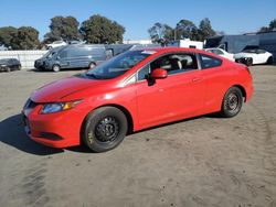 Vehiculos salvage en venta de Copart Hayward, CA: 2012 Honda Civic LX