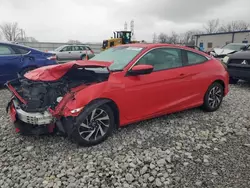 Salvage cars for sale at Barberton, OH auction: 2017 Honda Civic LX