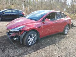 Salvage cars for sale from Copart Cookstown, ON: 2022 Tesla Model Y