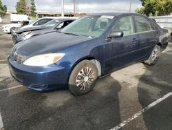 Salvage cars for sale from Copart Rancho Cucamonga, CA: 2004 Toyota Camry LE