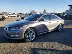 Salvage cars for sale at Eugene, OR auction: 2014 Volkswagen Passat SEL