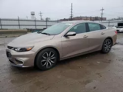 Chevrolet salvage cars for sale: 2018 Chevrolet Malibu LT