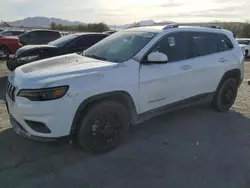 Salvage cars for sale at Las Vegas, NV auction: 2019 Jeep Cherokee Latitude Plus