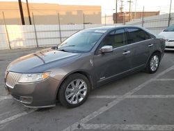 Salvage cars for sale at Sun Valley, CA auction: 2012 Lincoln MKZ Hybrid