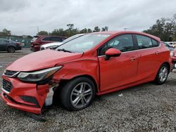 Salvage cars for sale at Riverview, FL auction: 2017 Chevrolet Cruze LT